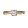 princes cut diamond ring a